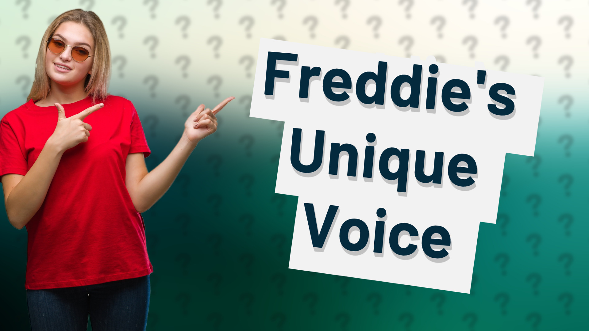Freddie's Unique Voice