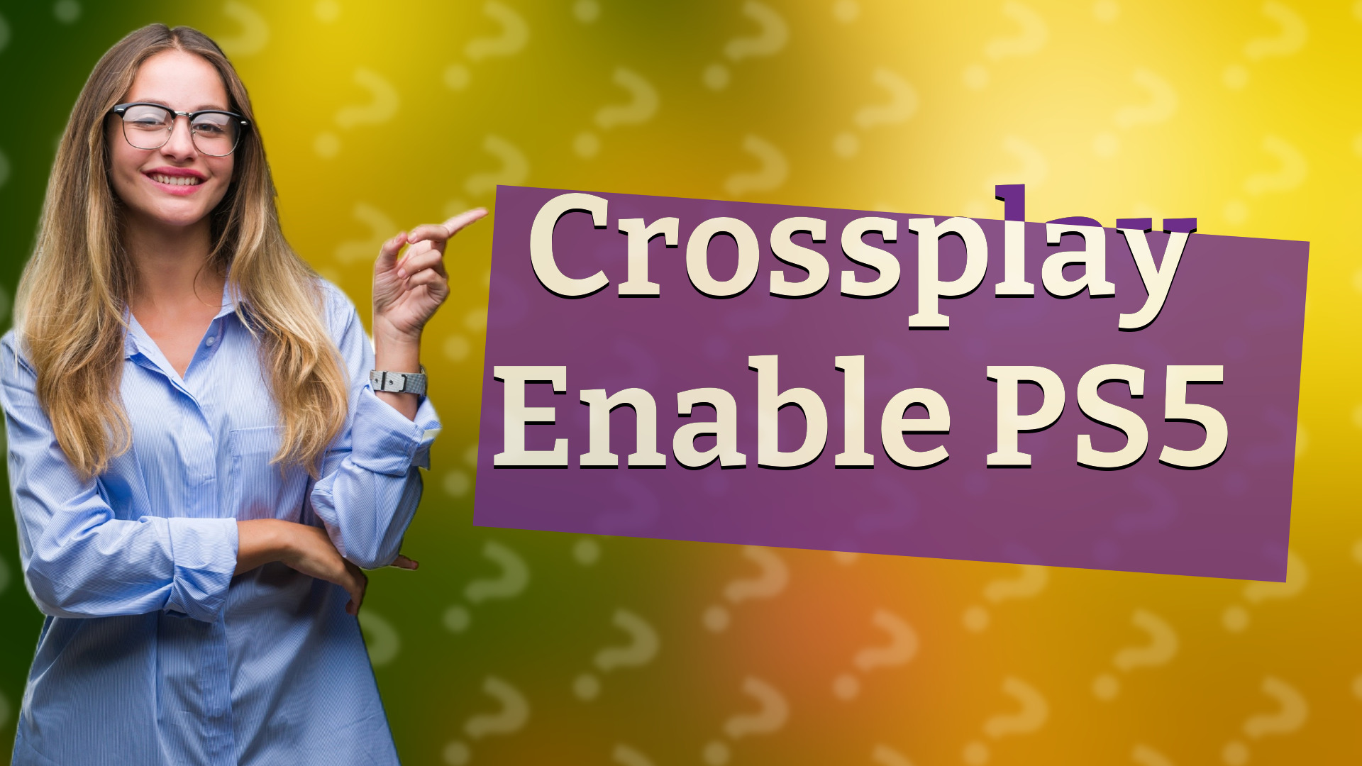 Crossplay Enable PS5