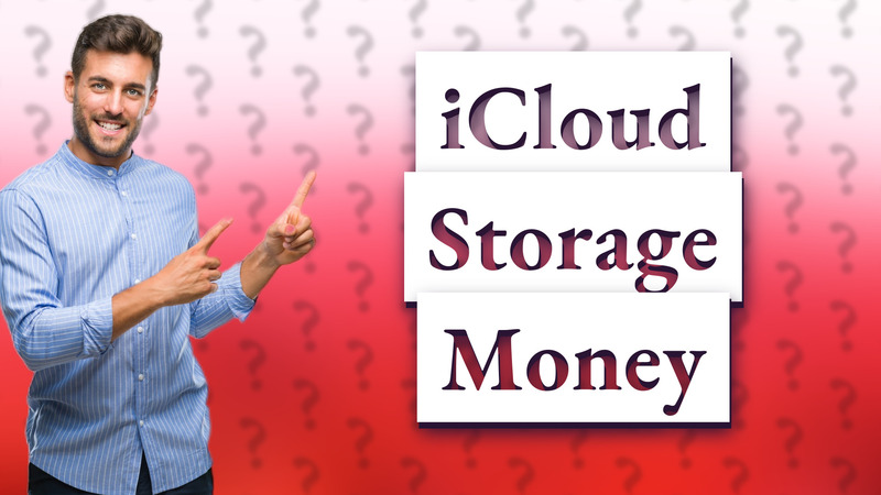 iCloud Storage Money