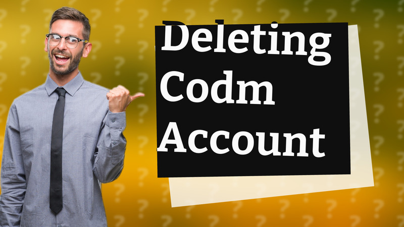 Deleting Codm Account