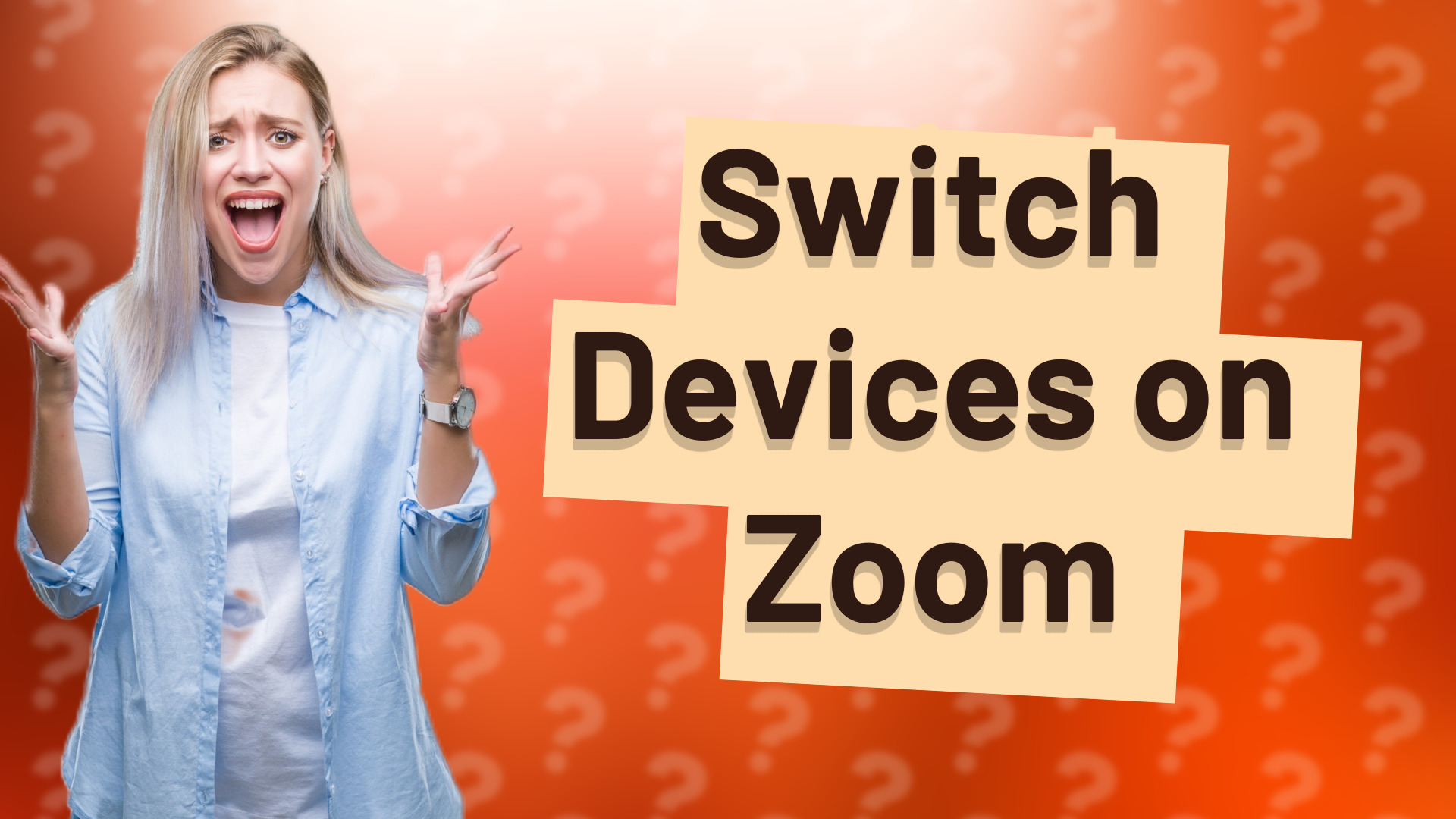 Switch Devices on Zoom