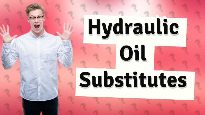 Hydraulic Oil Substitutes