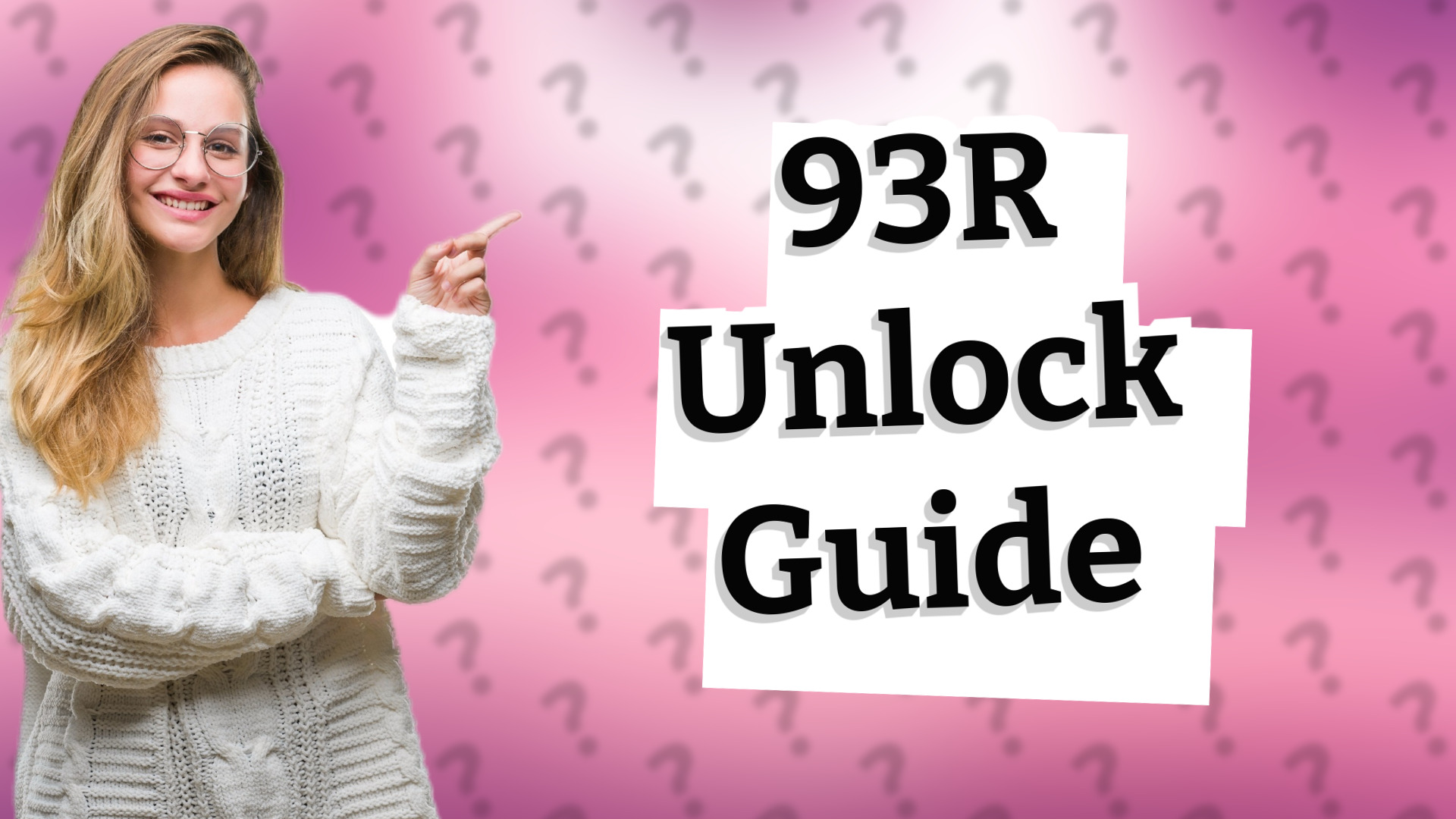93R Unlock Guide