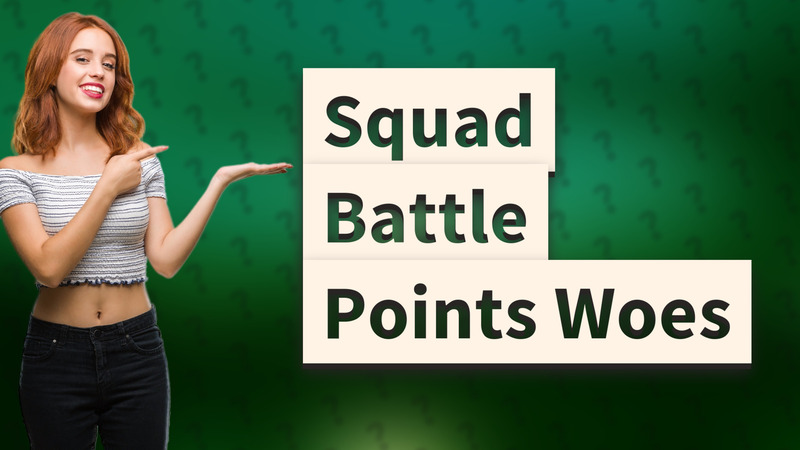 Squad Battle Points Woes