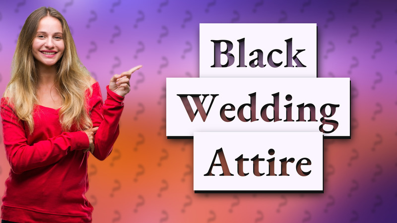 Black Wedding Attire