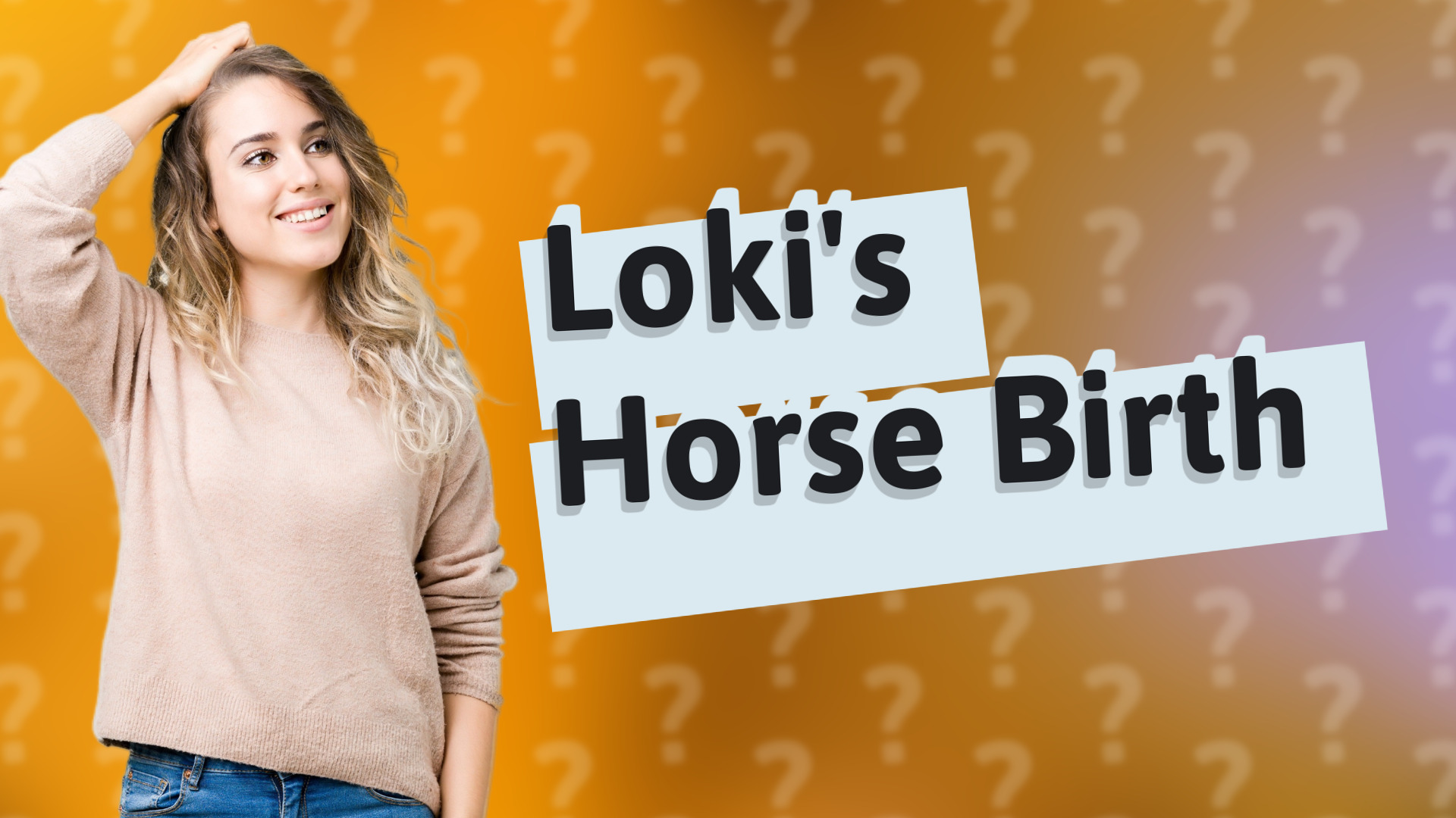 Loki's Horse Birth
