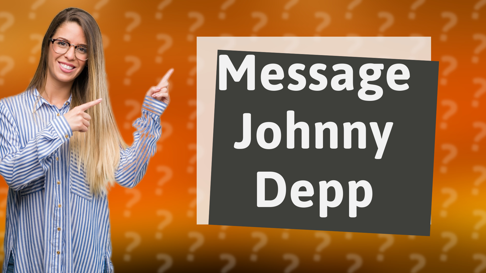 Message Johnny Depp