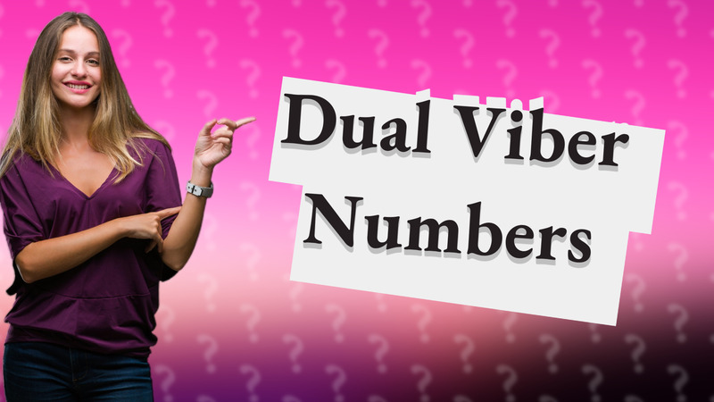 Dual Viber Numbers