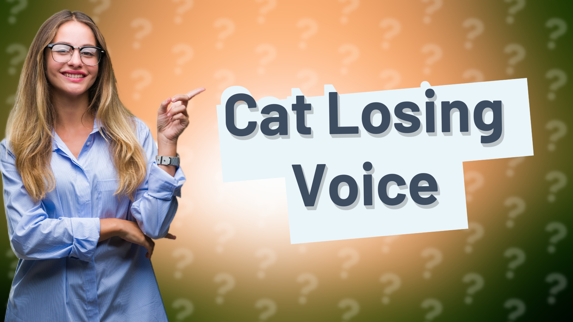 Cat Losing Voice