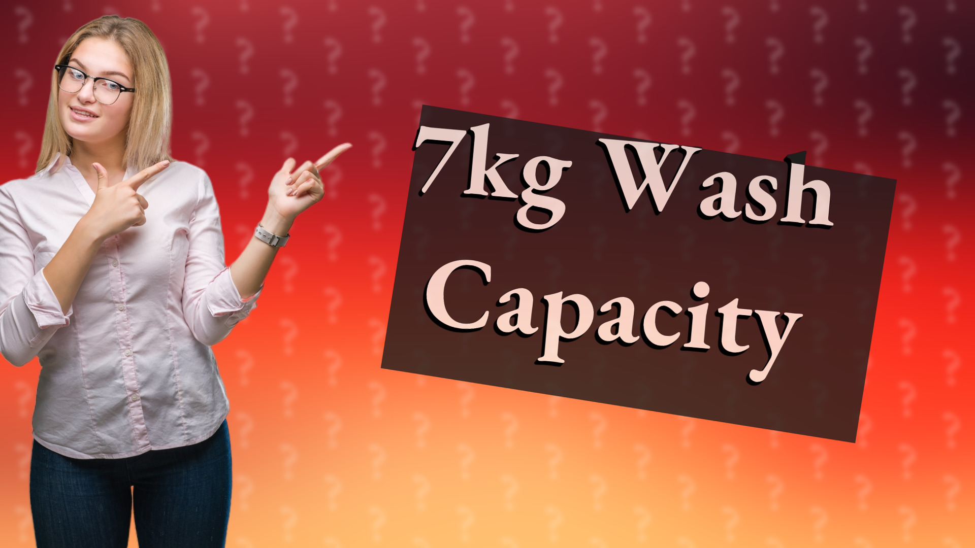 7kg Wash Capacity