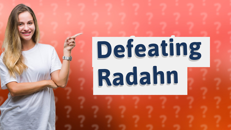 Defeating Radahn