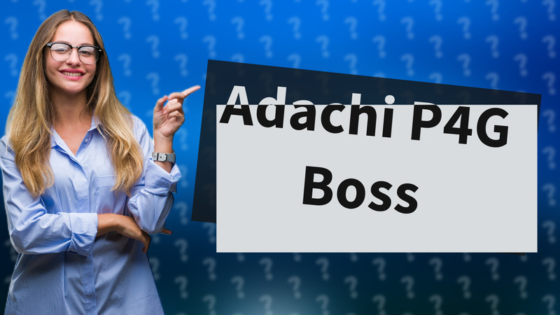Adachi P4G Boss