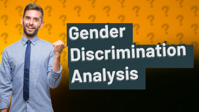 Gender Discrimination Analysis