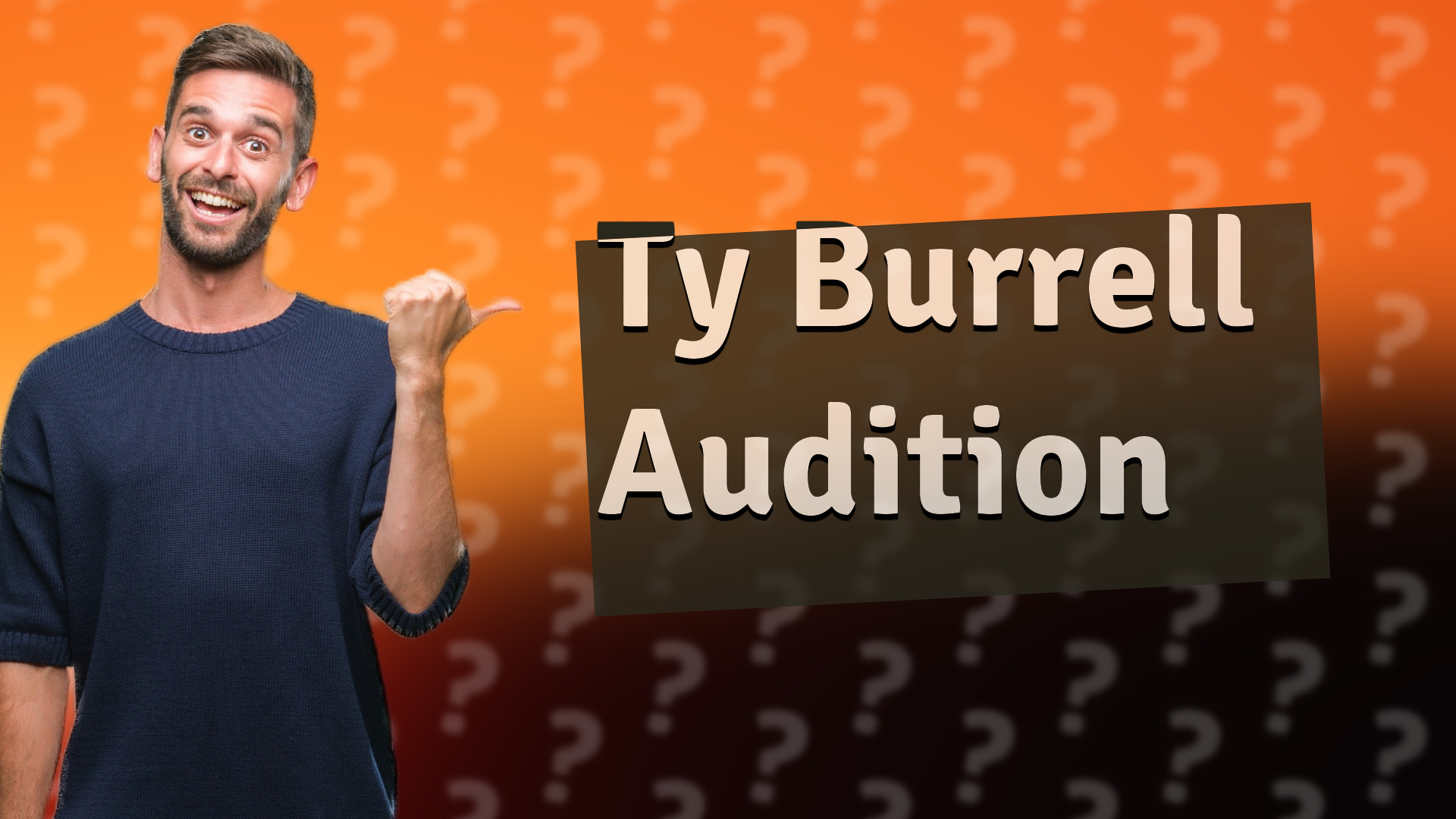 Ty Burrell Audition