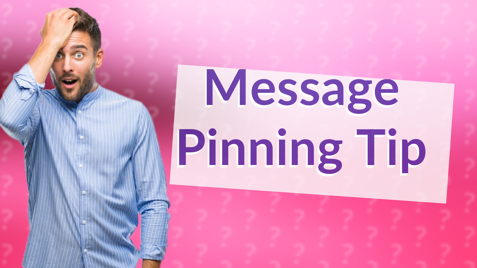 Message Pinning Tip