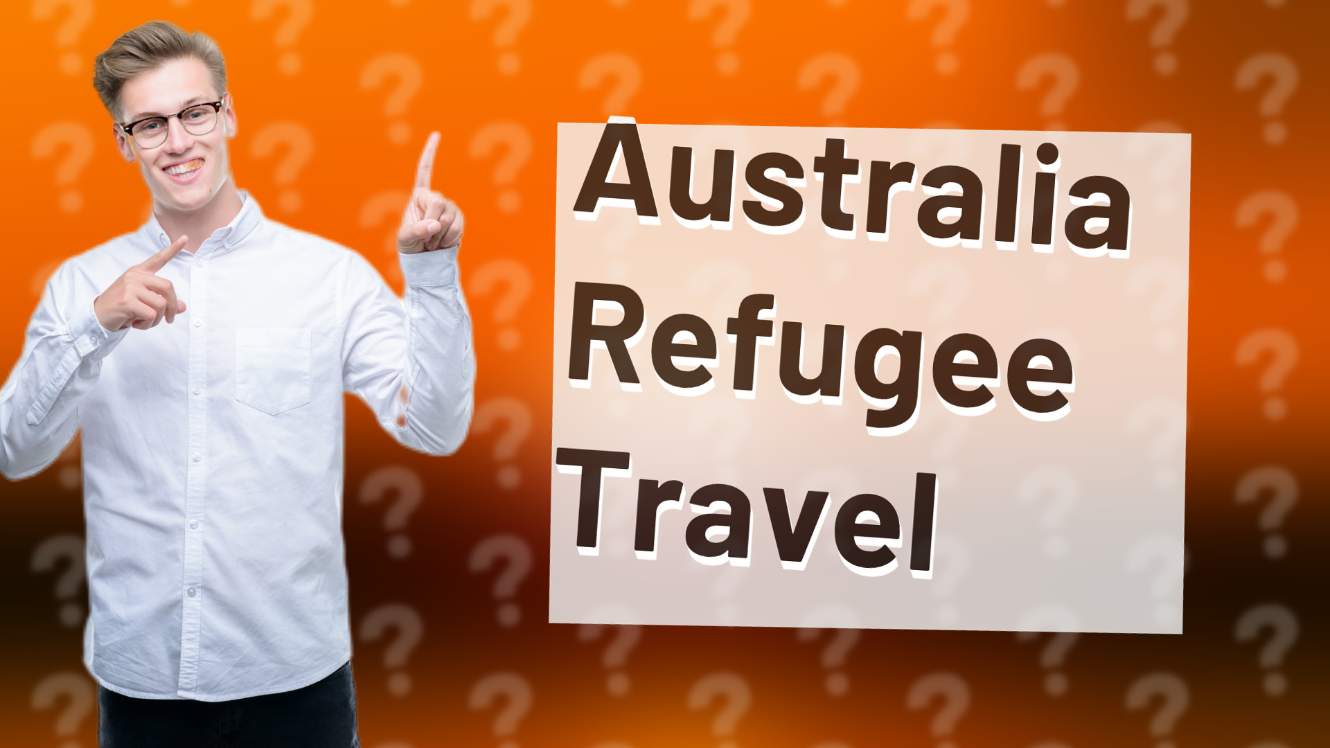 Australia Refugee Travel