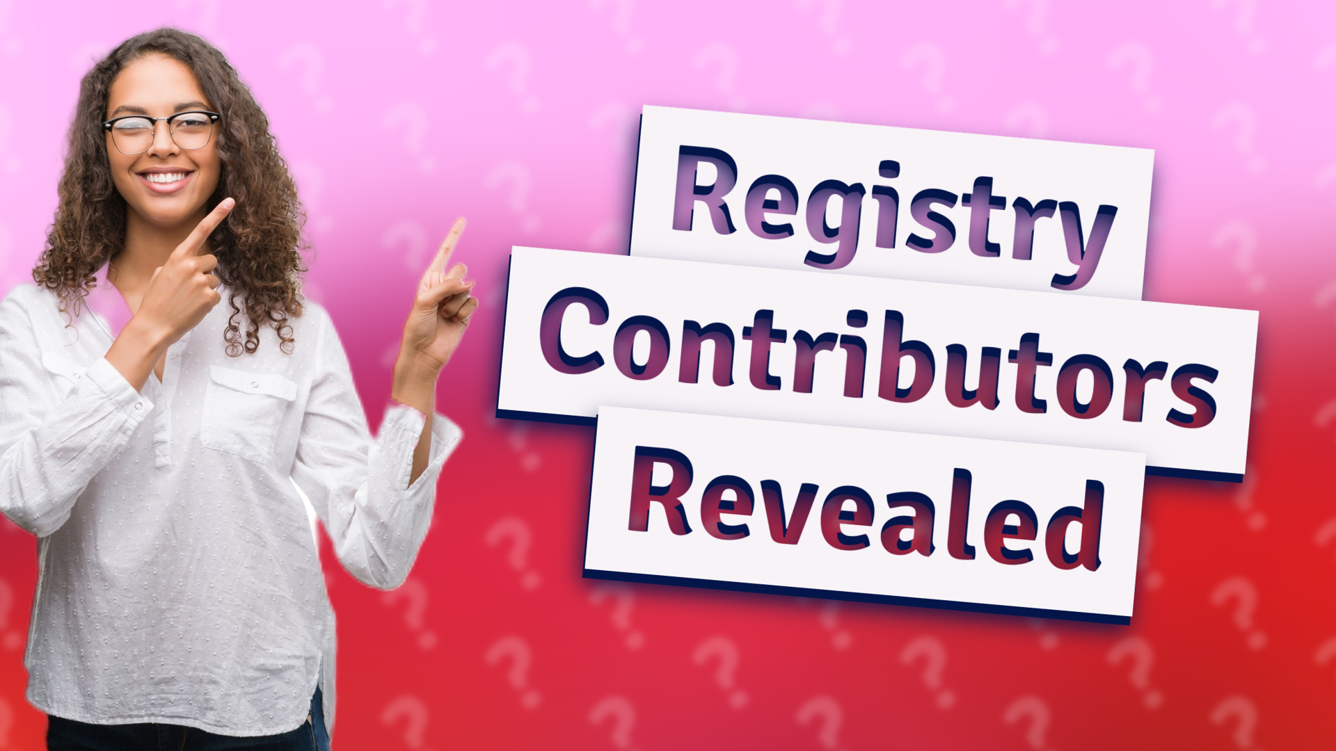 Registry Contributors Revealed