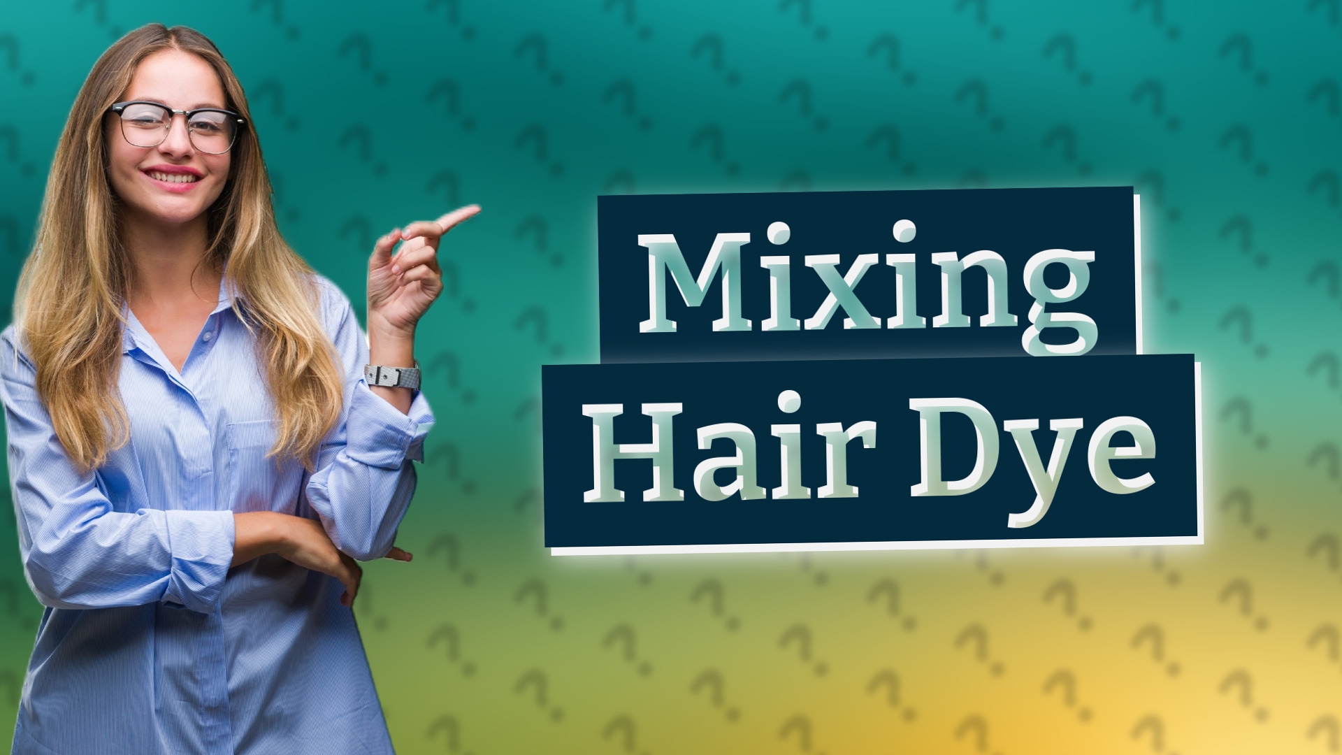 Mixing Hair Dye