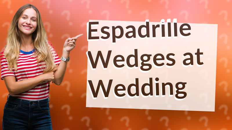 Espadrille Wedges at Wedding