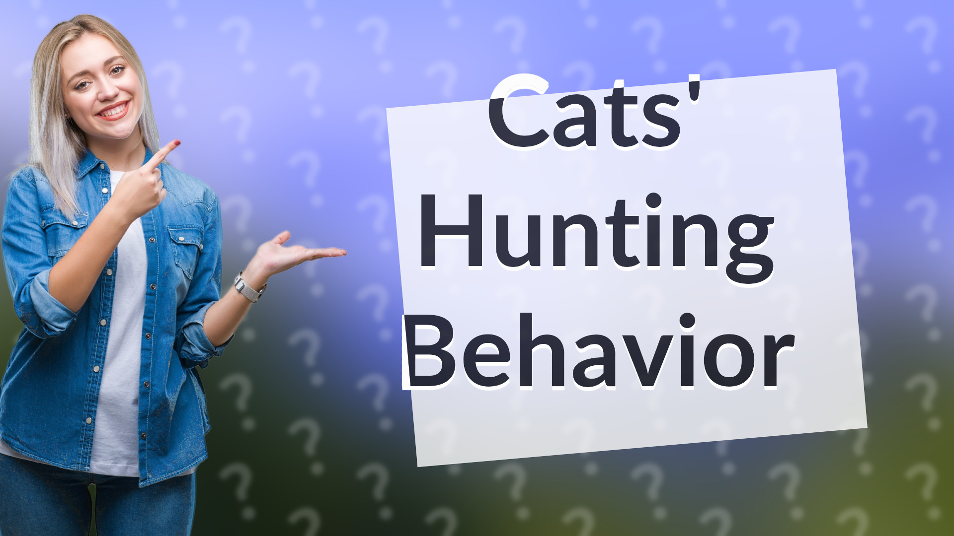 Cats' Hunting Behavior
