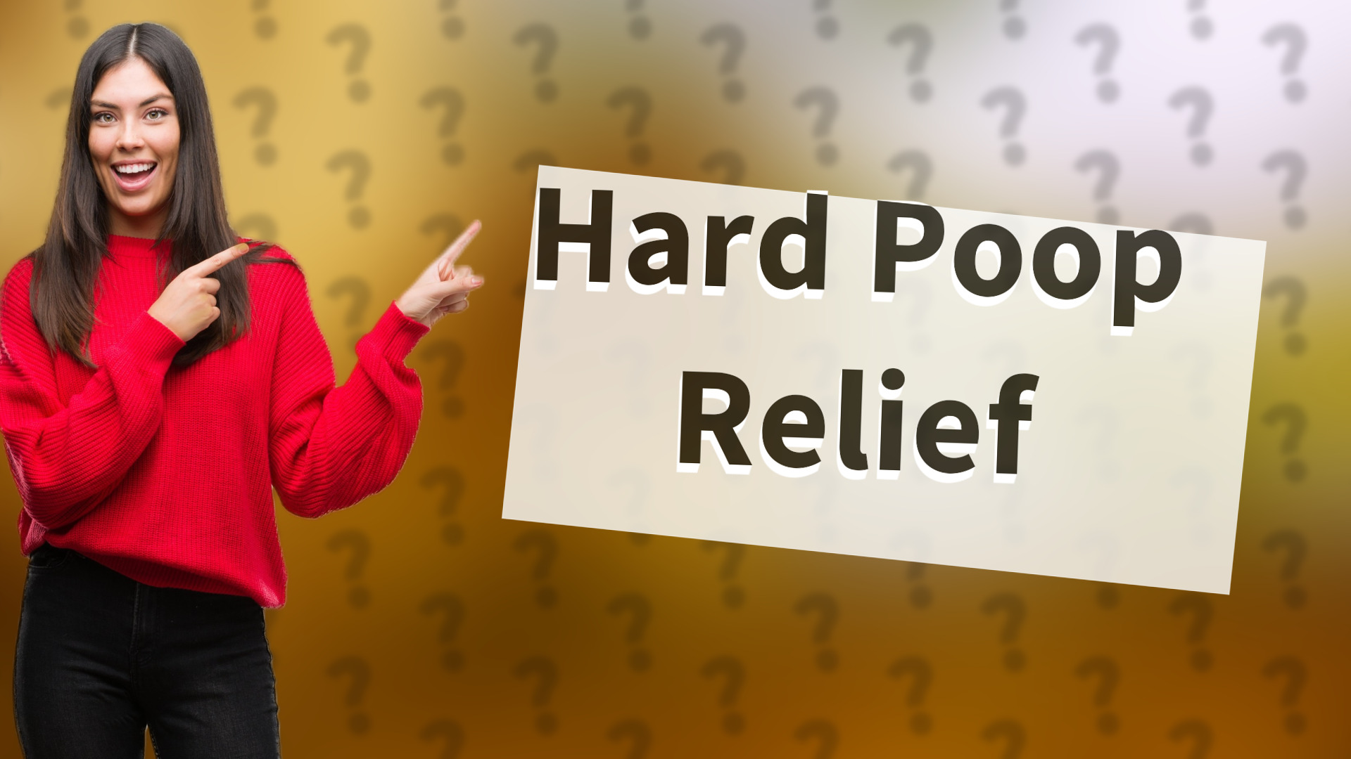 Hard Poop Relief