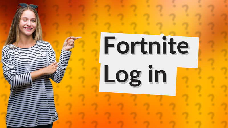 Fortnite Log in
