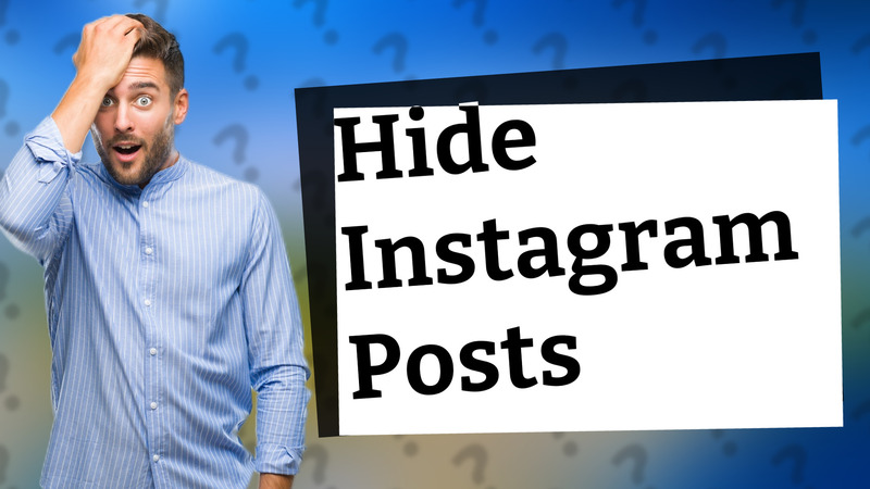 Hide Instagram Posts