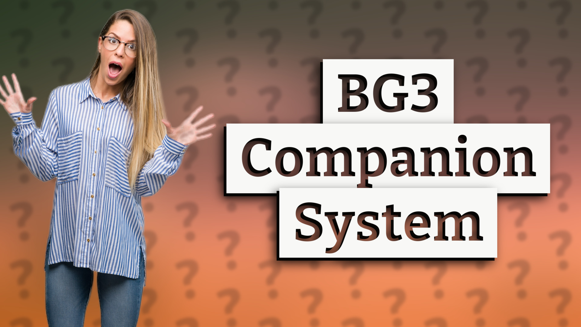BG3 Companion System