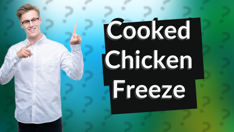 Cooked Chicken Freeze