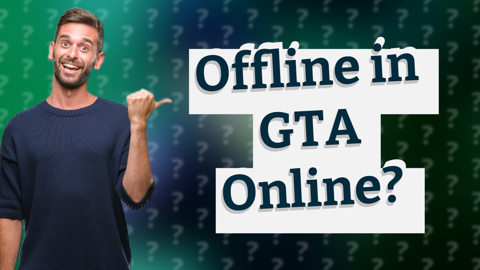 Offline in GTA Online?