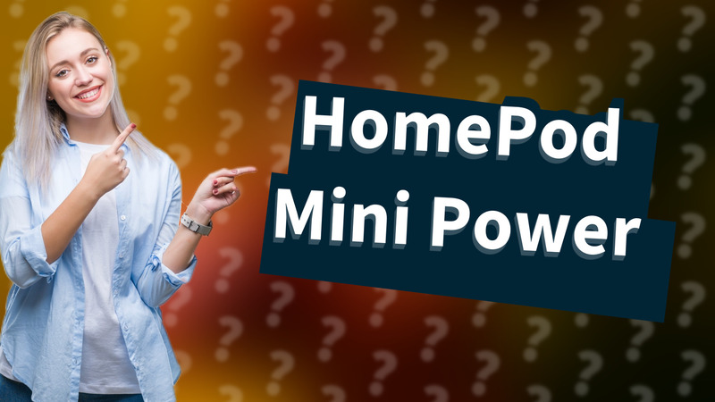 HomePod Mini Power