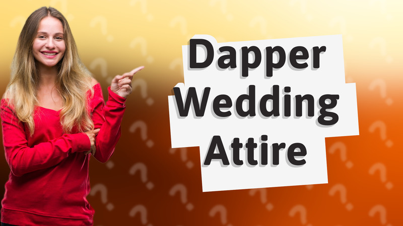 Dapper Wedding Attire