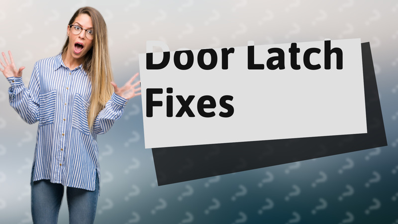 Door Latch Fixes