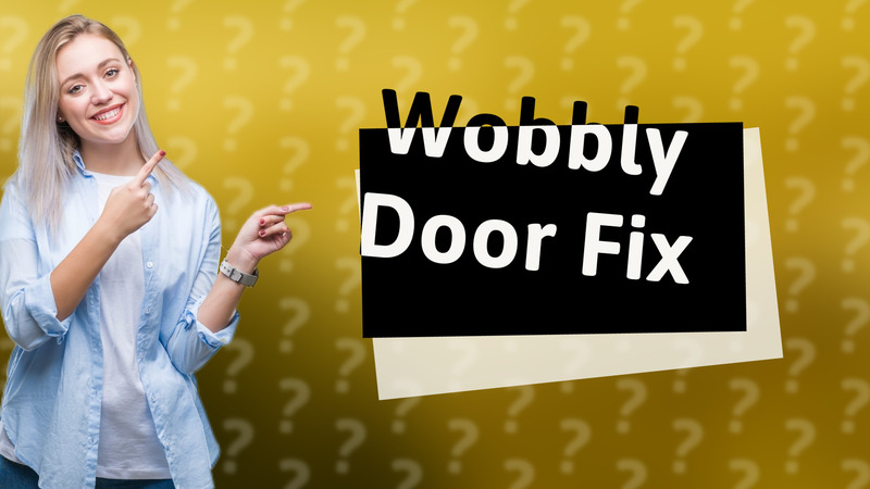 Wobbly Door Fix