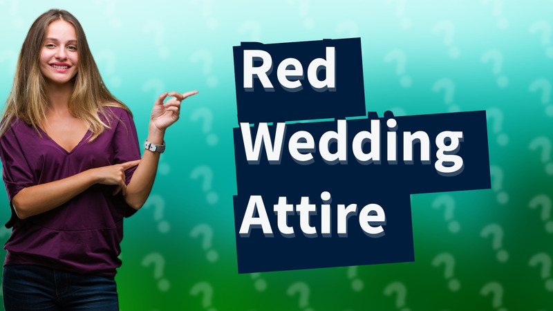 Red Wedding Attire