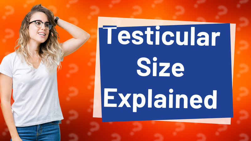 Testicular Size Explained