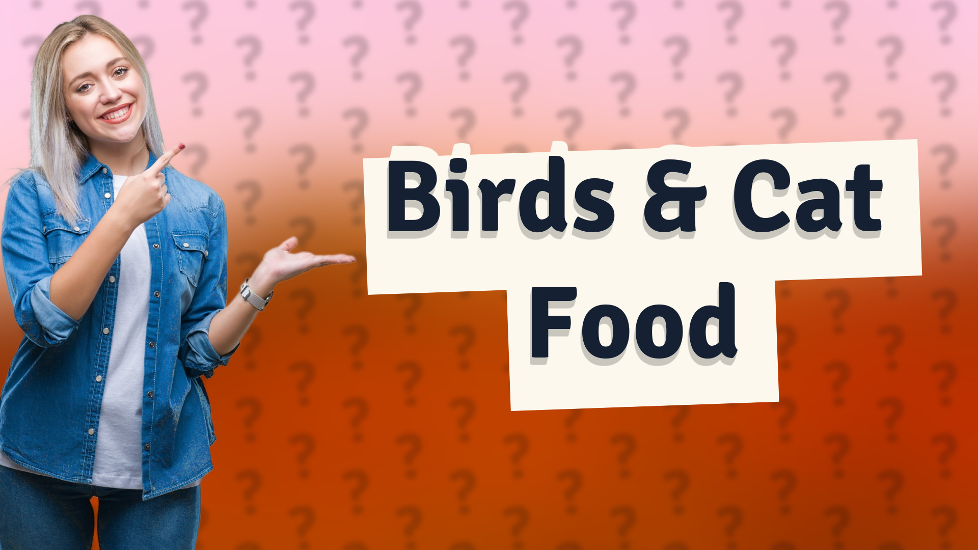 Birds & Cat Food