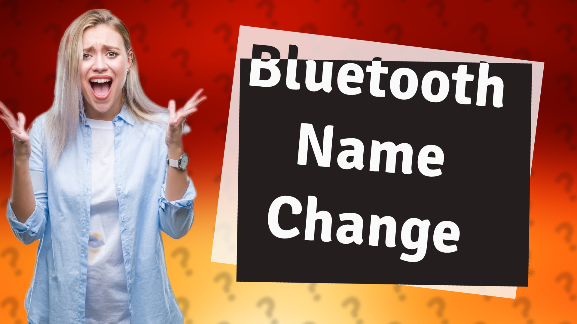 Bluetooth Name Change