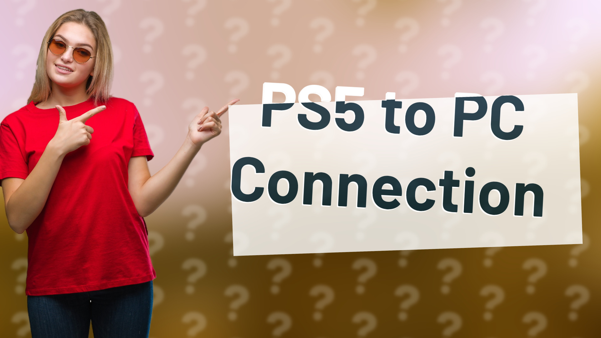 PS5 to PC Connection