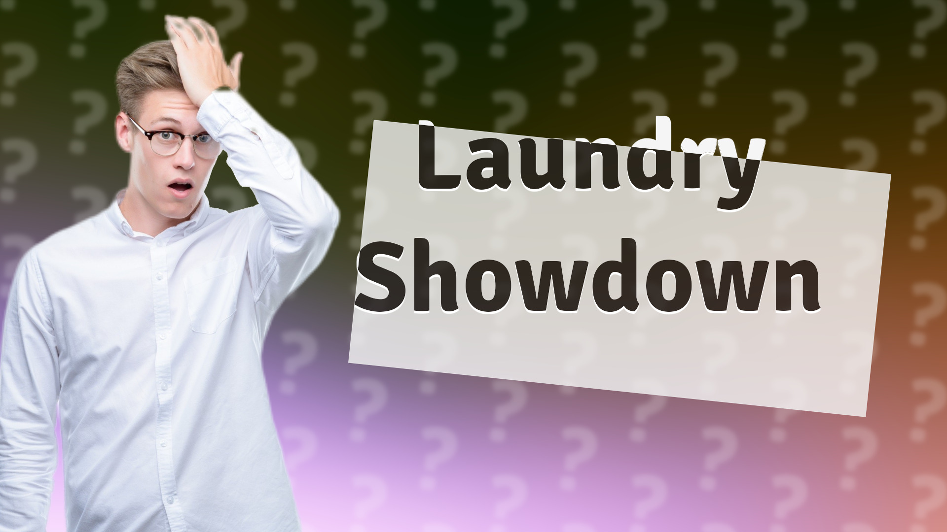 Laundry Showdown