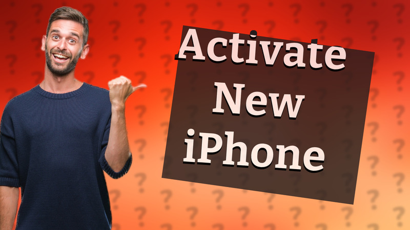 Activate New iPhone