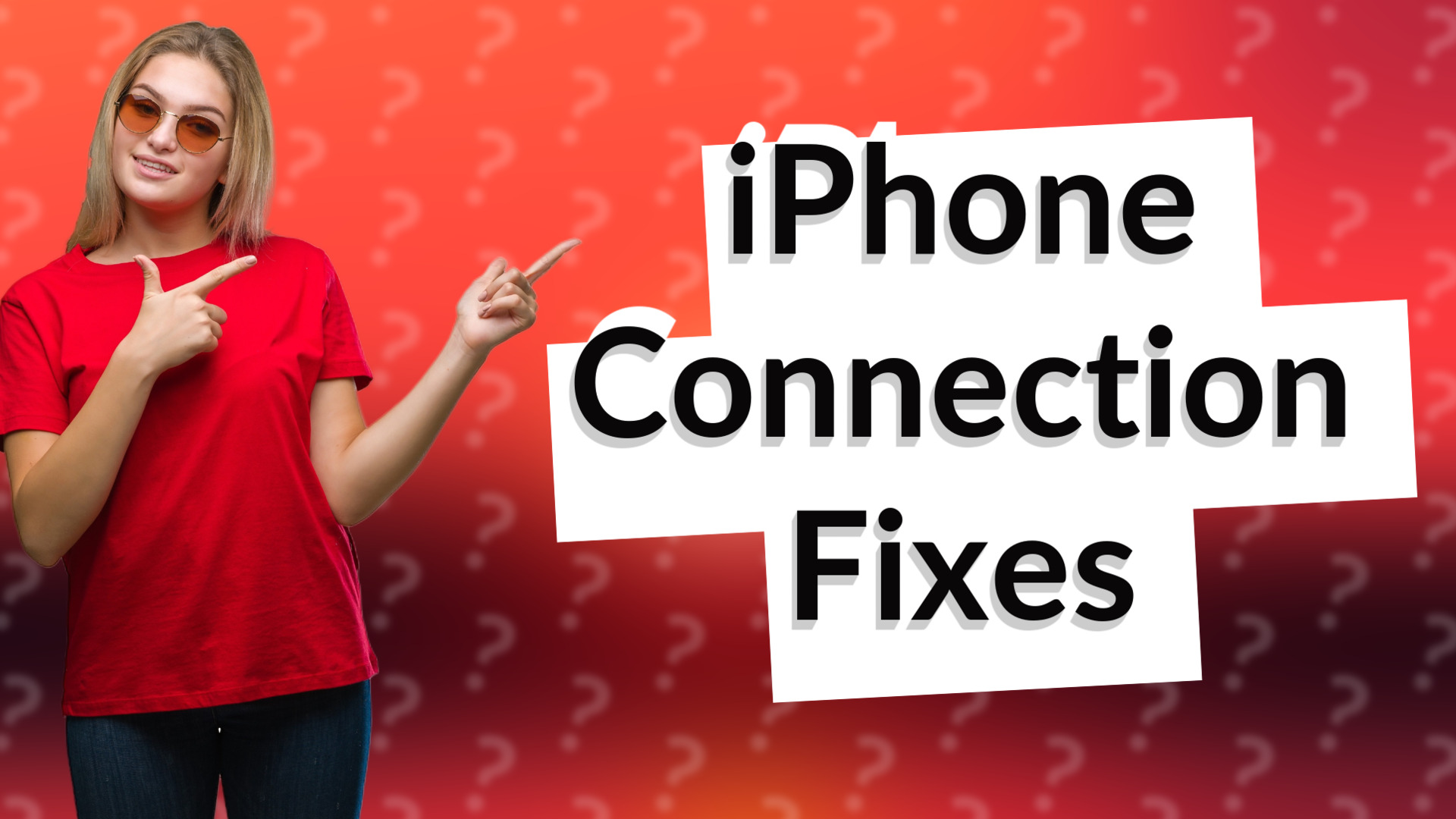 iPhone Connection Fixes