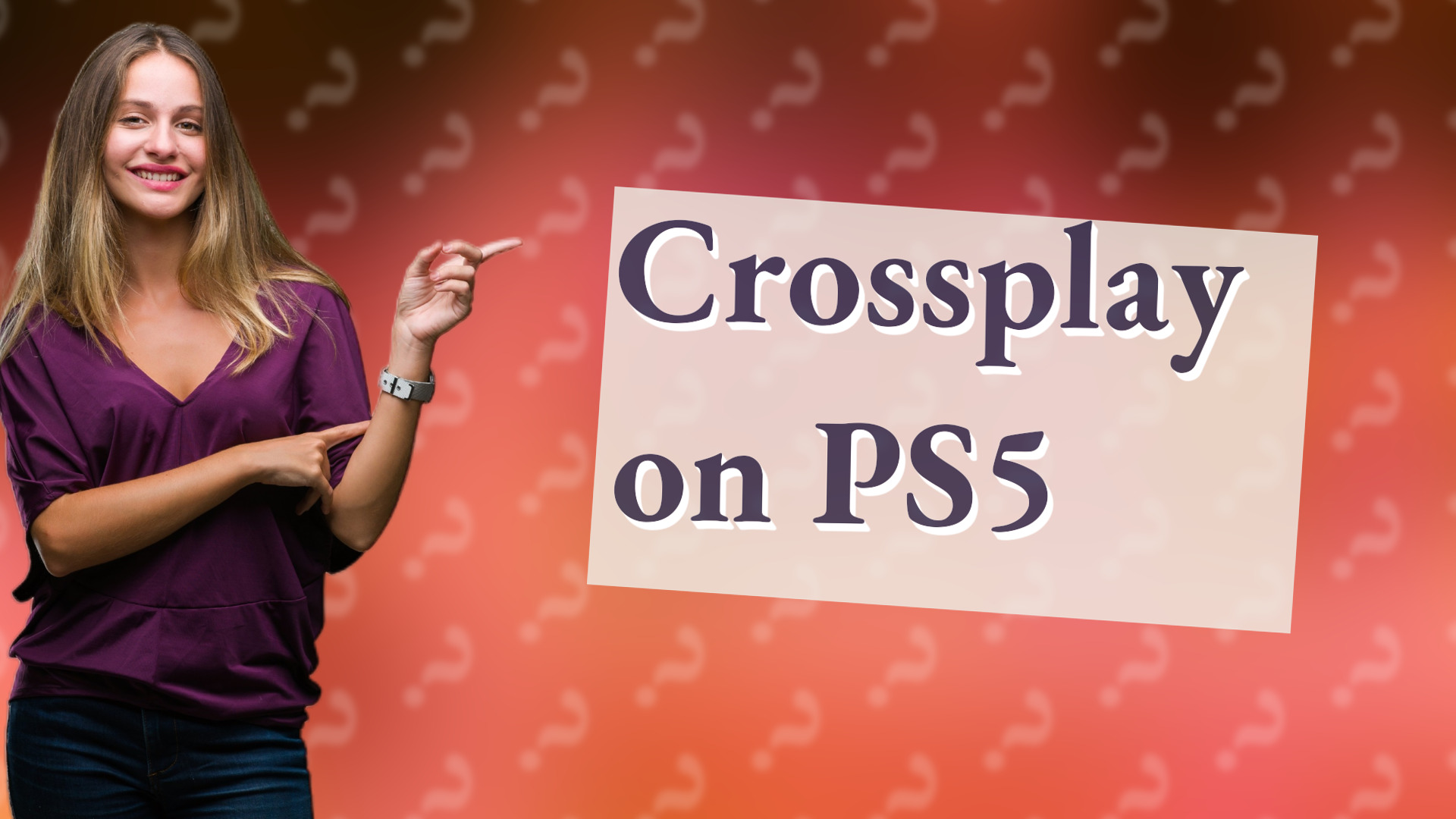 Crossplay on PS5