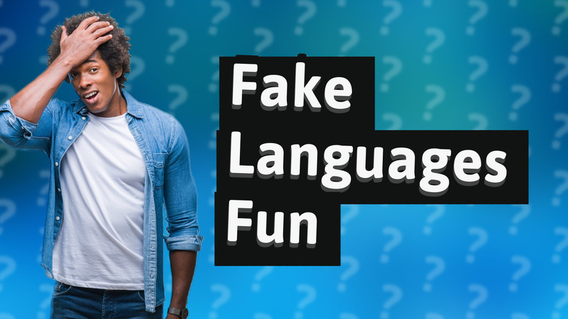 Fake Languages Fun
