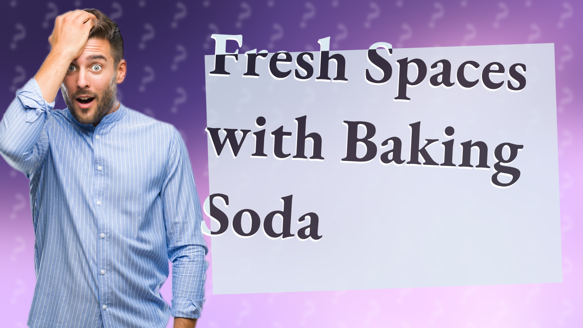 Fresh Spaces with Baking Soda