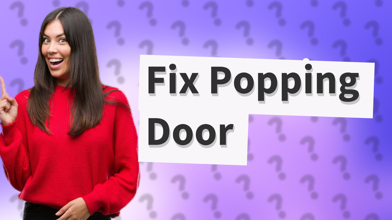 Fix Popping Door