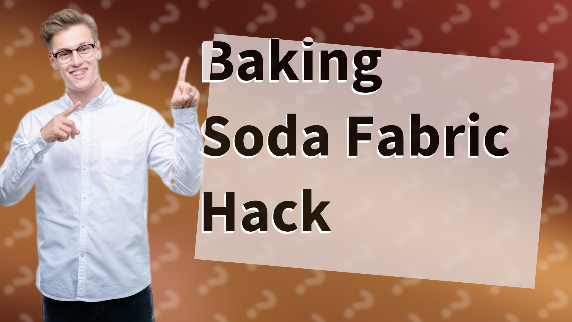 Baking Soda Fabric Hack