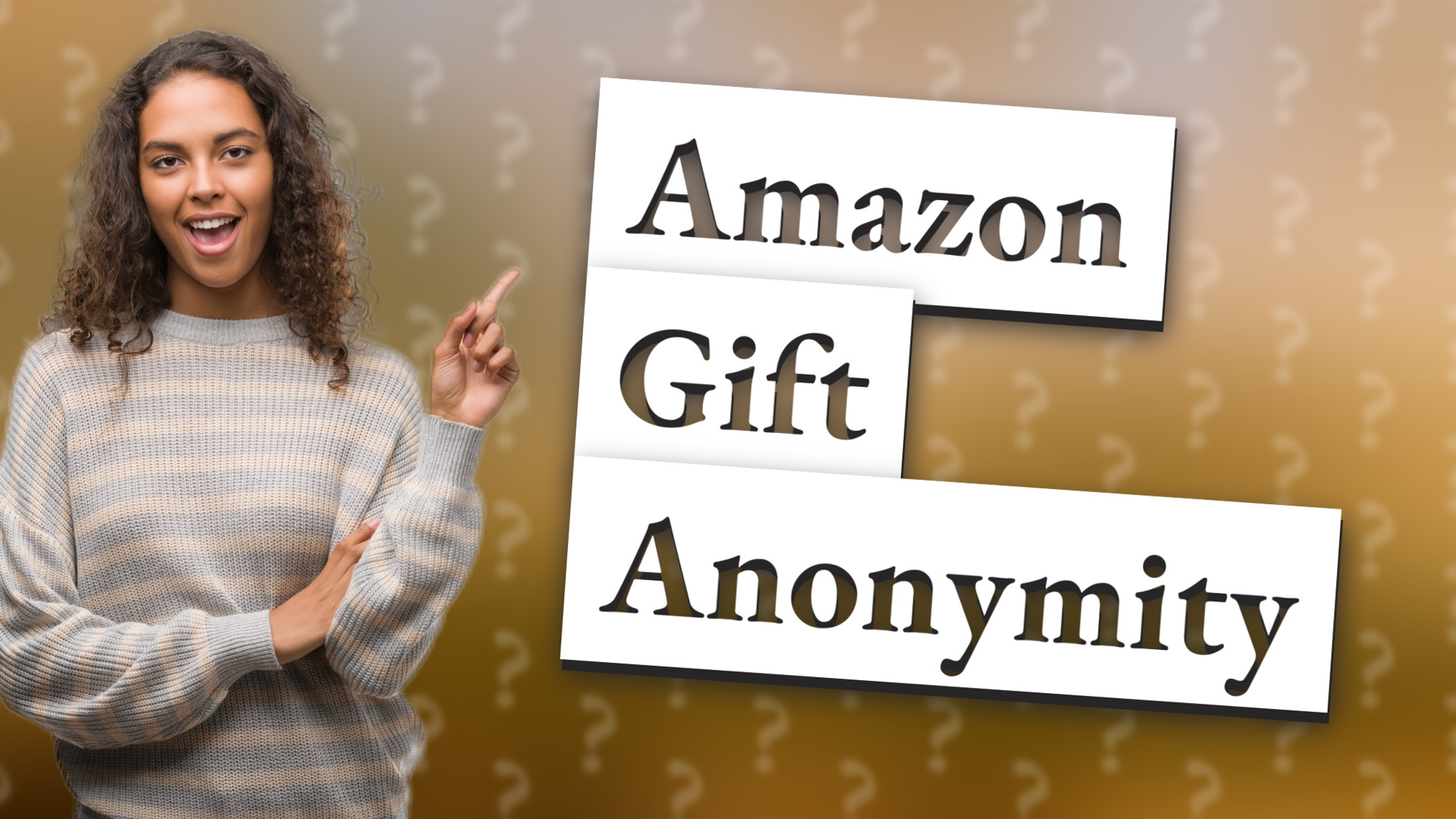 Amazon Gift Anonymity