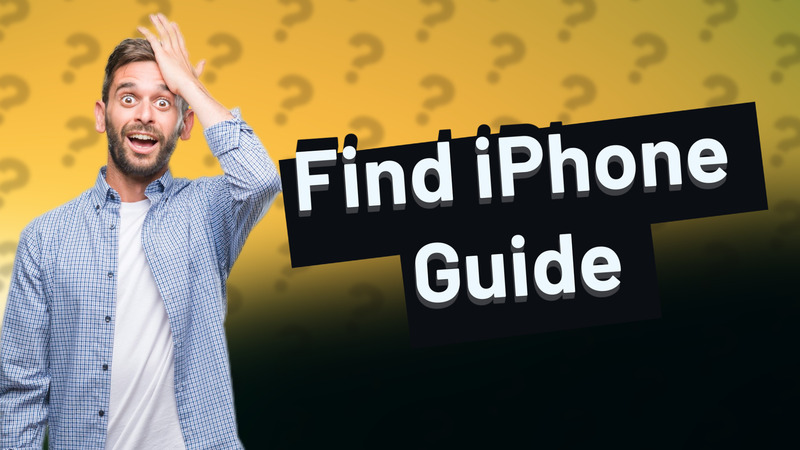 Find iPhone Guide