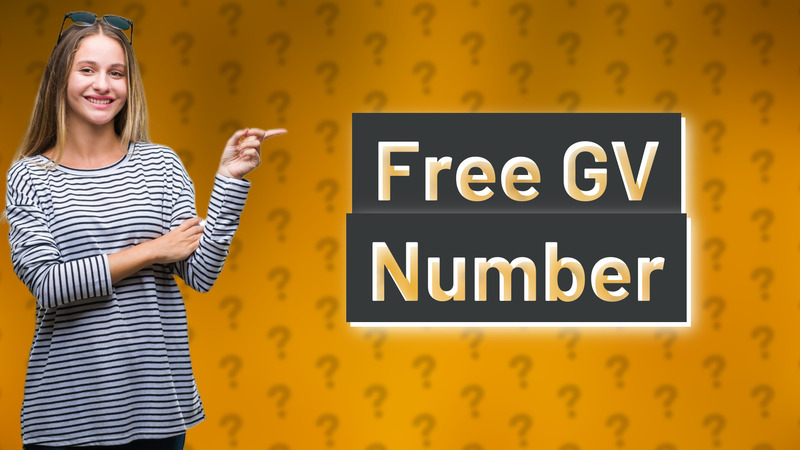 Free GV Number